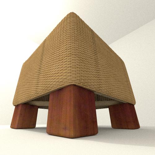 Basket Stool  preview image
